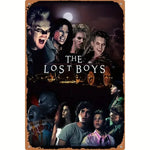 1PC Halloween Metal Sign Horror Movie Theme Shabby Iron Painting Tin Signs Wall Art Man Cave Film Theater Club Home Decoration