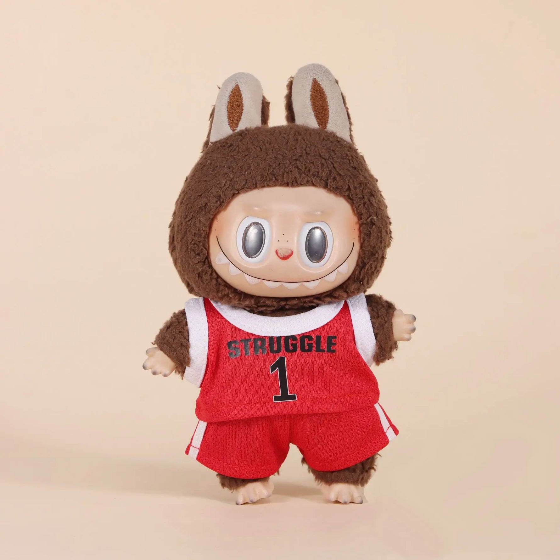 Labubu Only Selling Clothes 17cm First Second Generation Labubu Basketball Clothes Cute Doll Decoration Handmade Doll Clothes