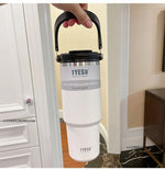 Tyeso 600/750/900ML Car Coffee Cup Thermo Bottle with Straw Portable Sport Insulated Vacuum Flask Travel Thermal Water Bottle