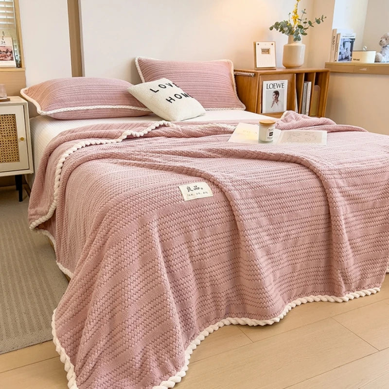 Clearance_Throw Blanket for Sofa Winter Blanket King Size Home Warm Plaid Comforter Bedspread Bedding Sheet_Continuous updates