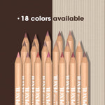 6pcs Face Secret Lip Liner Pencil Set,Ultra-Fine,Smooth Long Lasting Waterproof Matte Velvet,Brown Mixed Color
