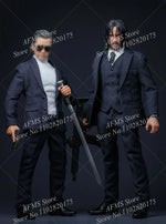 AT custom 1/12 Scale Collectible Figure Figure John Wick Keanu Reeves Full Set 6" Anime Men Soldier Action Figure Model