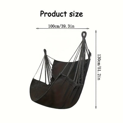 Hangout Haven™ – Chaise hamac relaxante avec sac de rangement