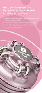 FiiO ANYTIME Bluetooth 5.4 Wireless Headphone Noise Cancelling Bluetooth Earphones Hi-Res Wireless Over-Ear Headphones with mic