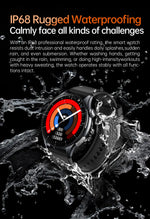 2025 New Health Analysis ECG+PPG Smart Watch Body Fat Uric Acid Blood Pressure Heart Rate Tracker NFC Smartwatch For Android IOS