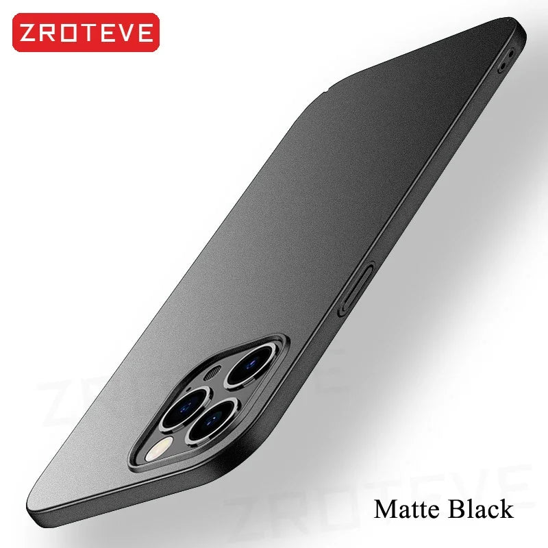 For iPhone17 Pro Max ZROTEVE Ultra Thin Matte Hard PC Cover For iPhone 17 16 e 16e 15 14 12 13 iPhone16 Plus iPhone13 Phone Case