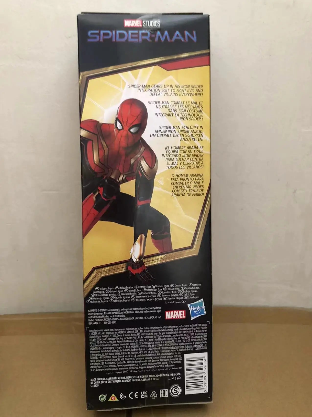 Hasbro 12 Inch Captain America Wolverine Iron Man Thor Spider Man Patriot Black Panther Figures Moving Doll Model Toy Gift