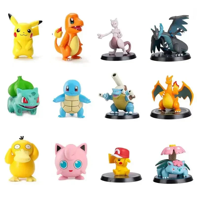 Pokemon Anime Figure Vulpix Scenes Version Figurine Toys PVC Model Collection Dolls surprise mystery box gift for a child