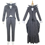 Anime Jack Skellington Cosplay Costume for Adult The Nightmare Before Christmas Jack Uniform Clothes Suit Halloween Costumes