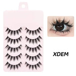 New Manga Lashes Soft Natural Eyelashes Thick False Eyelashes Manga Eyelashes Daily Dating Makeup Eyelashes Lashes Wispy