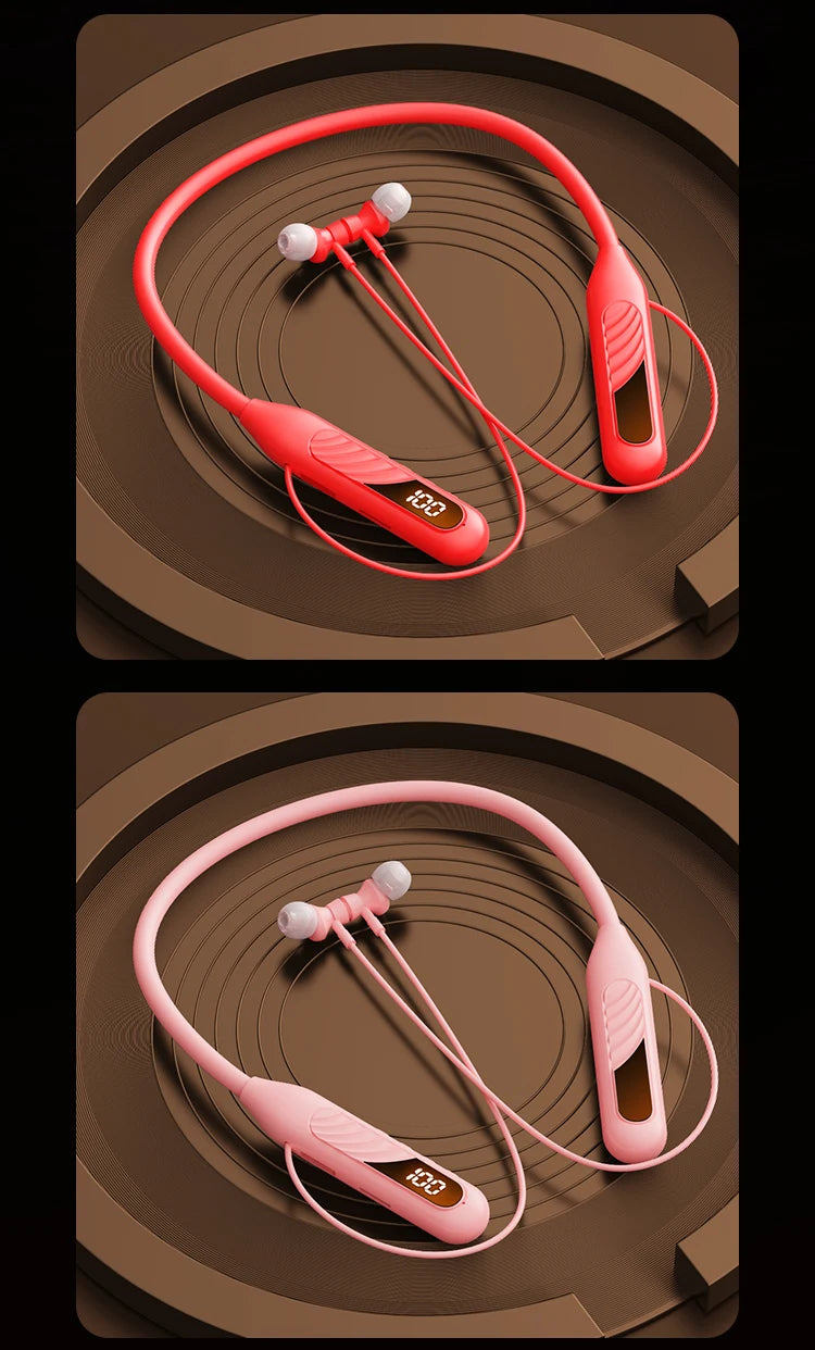 BT8 Wireless Bluetooth Earphones Headphones Outdoor Sports Headset 5.3 With Charging Bin Display Touch Control Earbuds for Muisc