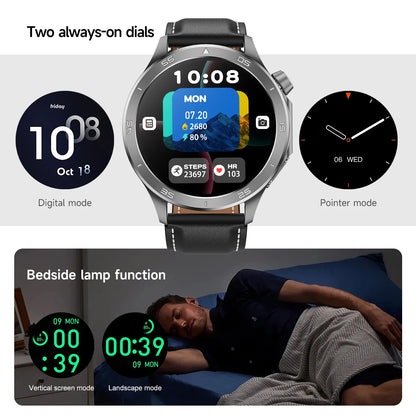 2025 New For OPPO Watch X2 Smart Watch Men AMOLED Outdoor Fashion GPS Compass Heart rate Waterproof Bluetooth Call Smartwatches
