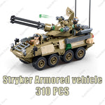 SLUBAN Military Antiaircraft Missile Vehicle Pantsir S1S Anti-aircraft Car Model Building Blocks Sets Soldier Bricks Kids Toys