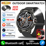 Xiaomi 760mAh Large Battery Outdoor Smart Watch Men 1.85 inch HD Screen GPS Compass Bluetooth Call IP68 Waterproof Smartwatch