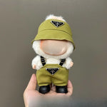 Only clothes are suitable for LABUBUBU, LABUBUBU, baby clothes, 17cm pendants, plush toys, fashion clothes, suits and skirts.