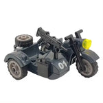 MOC WW2 Military Oil Drum Fuel Tank Printed Building Blocks Weapons Soldiers Accessories War Scene Accessories Bricks Toys Boys