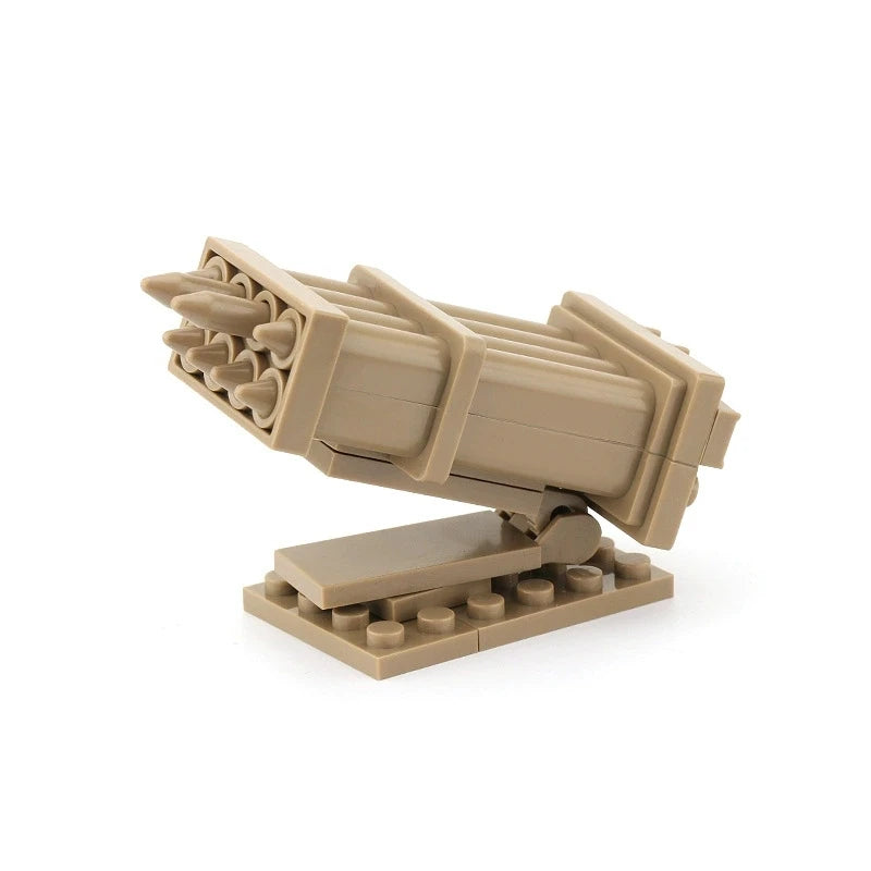 MOC WW2 Military Oil Drum Fuel Tank Printed Building Blocks Weapons Soldiers Accessories War Scene Accessories Bricks Toys Boys