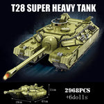 Military Heavy Tank Panzer VIII Maus Building Blocks German WW2 Soldier Police Army Weapons Bricks Children Toy Gifts for Adults