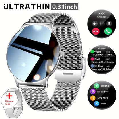 2025 Ultra-thin Durable Women Smart Watch 1.43" Amoled Screen Wireless Call Sports Health Fitness Women Watches For Android iOS