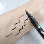 1/2 PCS Black Quick-Dry Eyeliner Pencil - 24H Lasting Smooth Matte Waterproof Anti-Smudge Liquid Eyeliner Makeup for Eyes