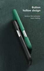 for Magsafe Case for iPhone 17 15 16 Pro Max Air 16Pro Natural Cowhide Lychee Leather Magnetic Protector Luxury Phone Back Cover