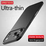 For iPhone17 Pro Max ZROTEVE Ultra Thin Matte Hard PC Cover For iPhone 17 16 e 16e 15 14 12 13 iPhone16 Plus iPhone13 Phone Case