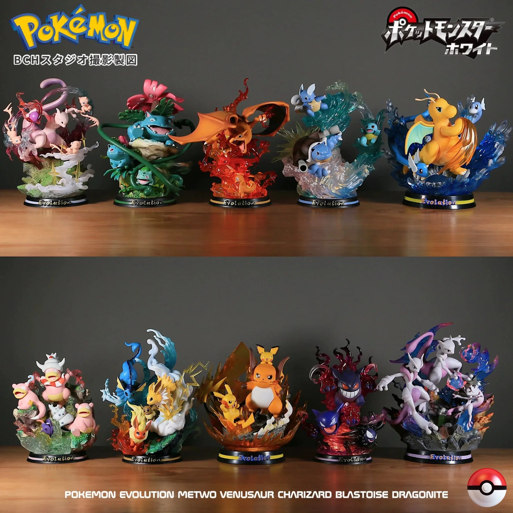 Pokemon Anime Figure Vulpix Scenes Version Figurine Toys PVC Model Collection Dolls surprise mystery box gift for a child
