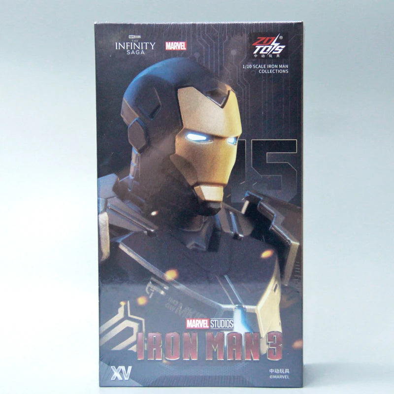 ZD Toys Marvel Studios Iron Man MK3 Action Figure MK35 MK24 MK40 MK38 Tony Stark Ironman Figure Action Collect Toy Gift