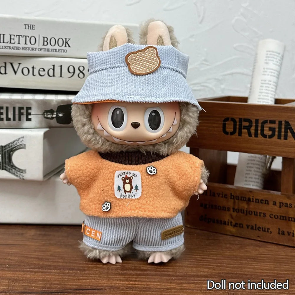 Mini Doll'S Clothes Outfit Accessories For Korea Kpop Exo 15-17cm Labubu Idol 10cn cotton doll replacement suit Clothing Gift