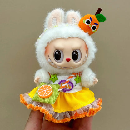 For 17cm V1V2 Labubu  Doll Fashion New Style Set Doll Replacement Clothing