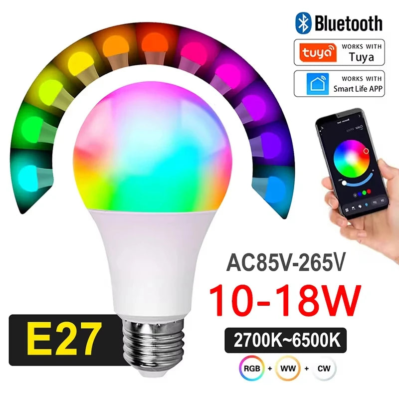 Smart WiFi Led Bulb E27 RGB LED Light cozylife APP Dimmable Lightbulbs Works With Alexa Google Home Voice Control Magic LED Lamp