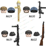 N601-650 MOC Military War Infantry Soldiers Action Figures Creative Bricks Accessories Building Blocks Children's Toys Gifts
