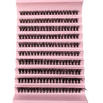 300/120PCS 5D Fluffy Cluster Lashes 30D-100D Natural Thick Eyelash Clusters Individual Lashes DIY Eyelashes Extension Makeup