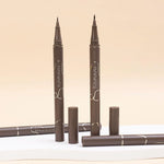 Waterproof Quick-drying Liquid Eyeliner/ultra-fine Matte Black Brown/long-lasting Silkworm Eyeliner/eye Makeup/gifts