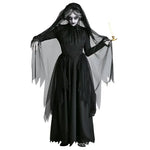 Frightening Vampire Black Bridal Gown Cosplay Costume Unique Special Purpose Clothing From China Mainland For Halloween Party