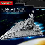 758PCS Space MOC Incursor-Class Cruiser Building Block Movie Star Destroyer Series Model Assembling Toy Gift for Boys Kid Adult