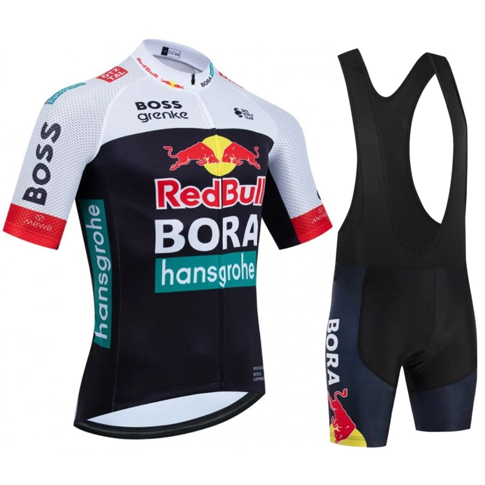 Red Bull Bicycle Clothing Jersey Cycling Uniforms for Men Jacket Team Set Bike Man Sports Bicycles Men's Cycling Suit Road Bikes