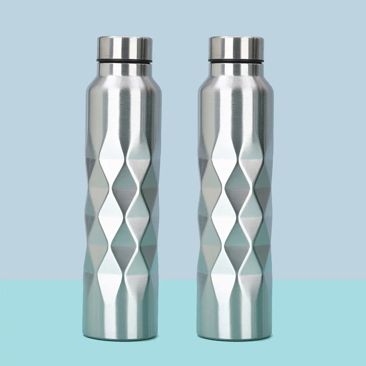 High Quality 1000ml Stainless Steel Sport Water Bottle Single-layer Rugged Water Cup Metal Flask Drinkware Camping Sports Gym