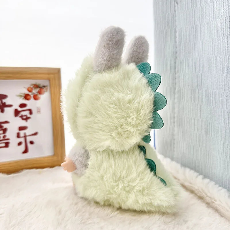 Labubu Doll Clothes Penguin Shark Bee Dinosaur Onesie - Cute Animal Jumpsuit for 17cm Pullip Blythe OB11 BJD
