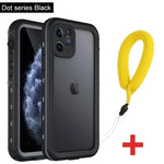 Full Sealed Clear IP68 Waterproof Case For iPhone 16 15 14 Plus 13 12 11 Pro Max Mini XS XR X Shockproof Cover Screen Protector