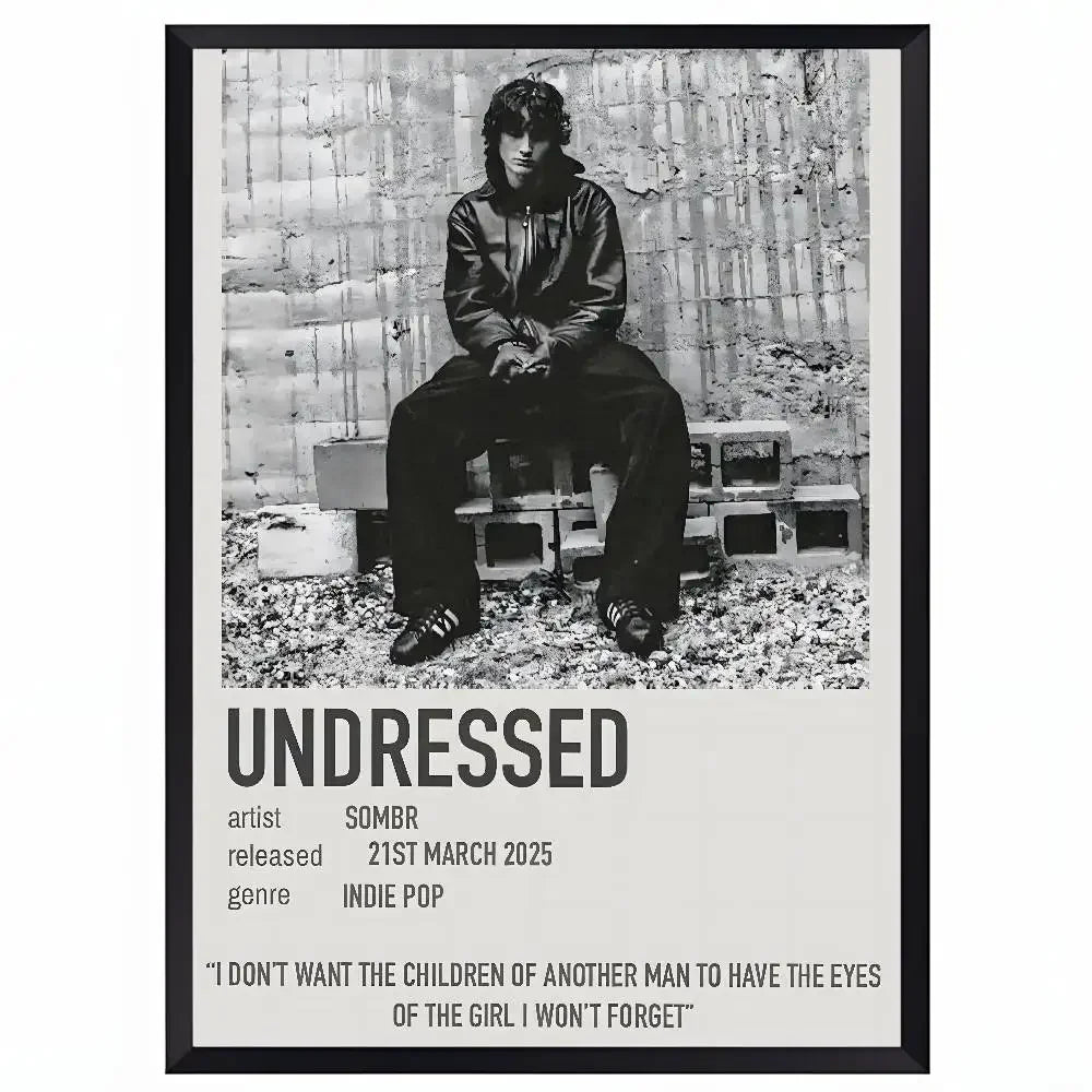 Popularity soars S-Sombr S singer Poster HD art sticky wall waterproof home living room bar office aesthetic decoration