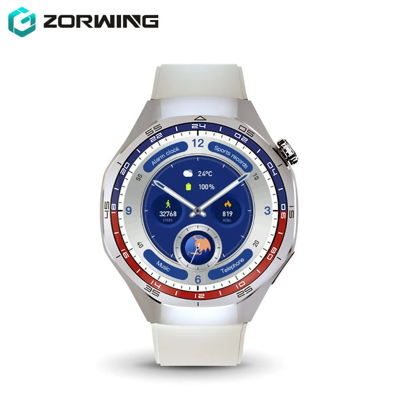 HT32 Smart Watch AMOLED Men Watch 5 Pro NFC Compass 1GB ROM Local Music Album E-Book Heart Rate Sport Smartwatch for Android IOS