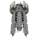 Bricklink MOC Hell Space Wars Game Divers 2 Super Destroyer Spaceship Sets Creative Building Blocks Kid Toys Christmas Gift