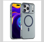 Shockproof Matte Transparent Case For Magsafe Case For iPhone 17 Pro Max 17 Air 17 Pro 17 Wireless Charge TPU Soft Cover Funda