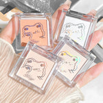 Hisyi Matte Monochrome Eyeshadow Palette Natural Light Highlighter Powder For Delicate Eye Contouring Brightens