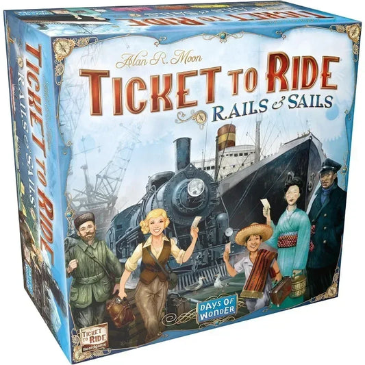 Ticket to Ride: Rails &amp; Sails – Episch bordspelavontuur over land en zee (Engelse versie)