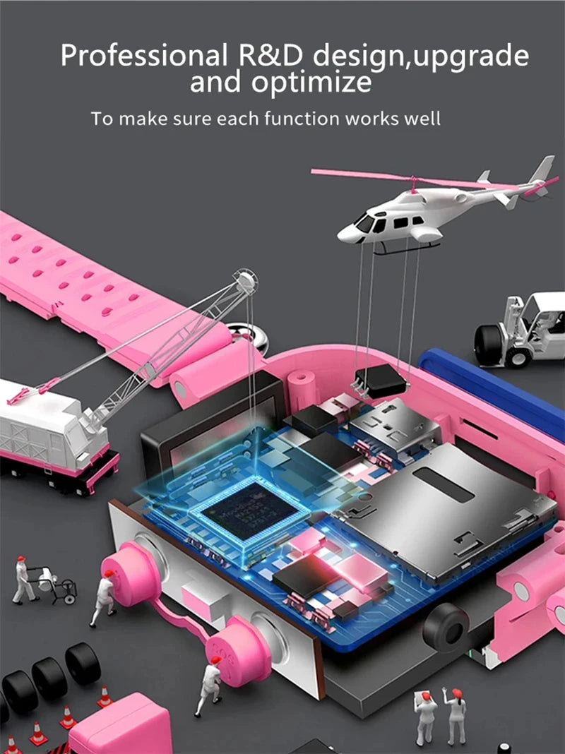 OPPO Kids Smart Watch SOS GPS Location Tracke Sim Card Call Child SmartWatch Camera Waterproof Watch Gift For Ios Android 2026