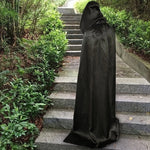 1 Halloween Wicked Witch, Death Cloak With Hat, Classic Long Style, Role Playing Party Dress, Suitable For Both Men and Women