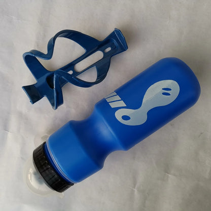 750ML Portable Cycling Equipment Cycling Bottles Mountain Bicycle Water Bottle Outdoor Sport Camping Drink Jug Free Cup Holder