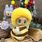 17cm Cute Mini Plush Doll'S Clothes Outfit Accessories for Labubu Dolls Animal Style DIY Doll Clothes Accessories